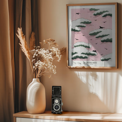 Pink Sky - Poster / Art Print - interiör