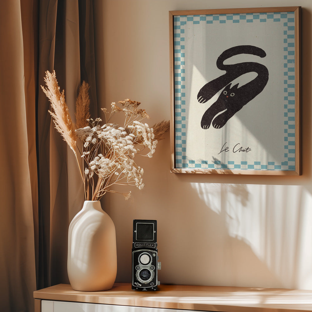 Le Chat - Poster / Art Print - interiör