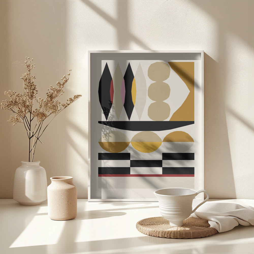 Abstract composition 25 - Poster / Art Print - interiör