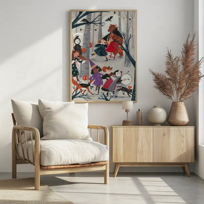 Halloween parade - Poster / Art Print - interiör