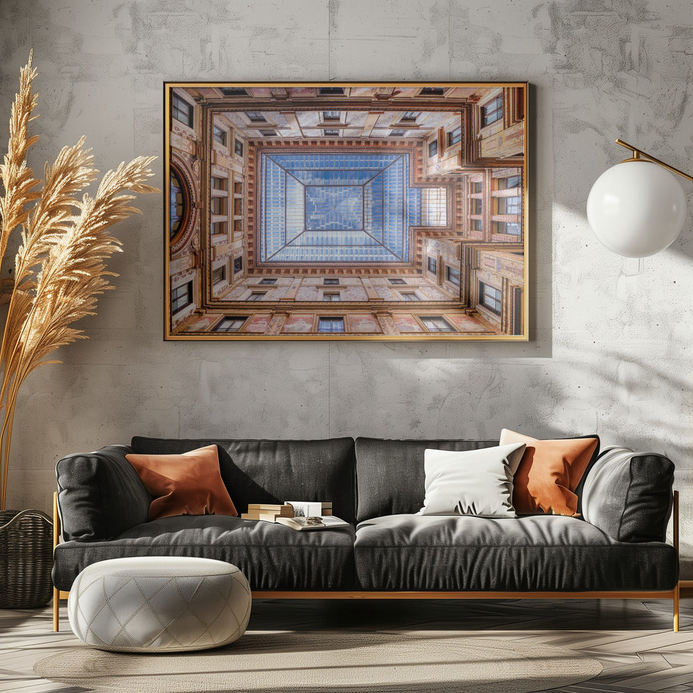 Galleria Sciarra, Roma - Poster / Art Print - interiör