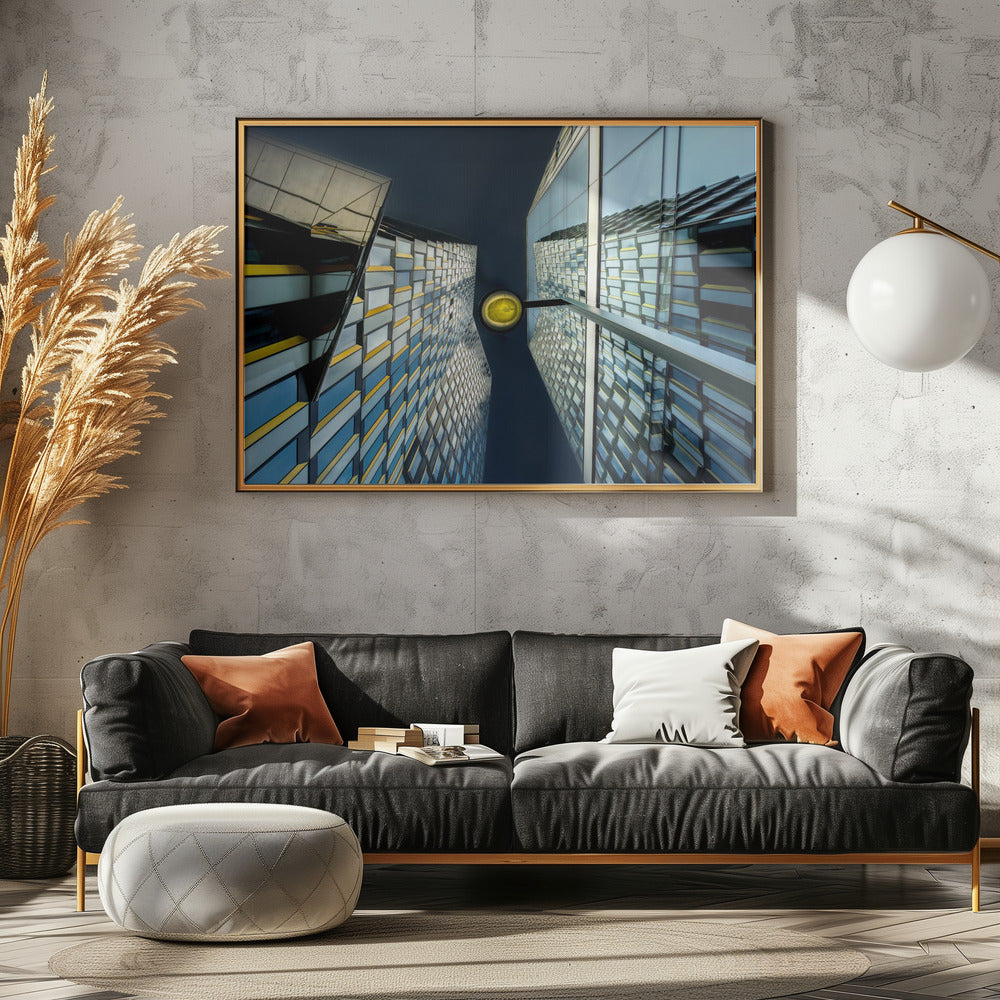 mirrored reality - Poster / Art Print - interiör