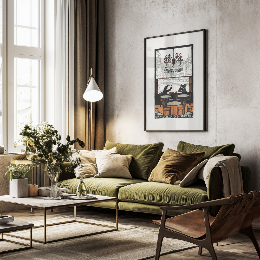 Conversation - Poster / Art Print - interiör