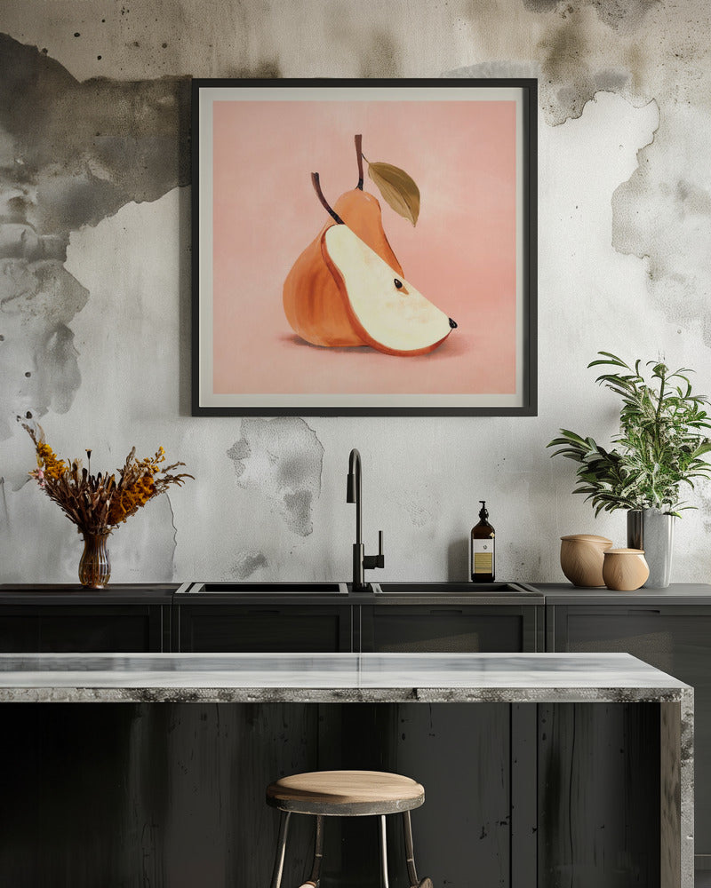 Pear 3 - Poster / Art Print - interiör