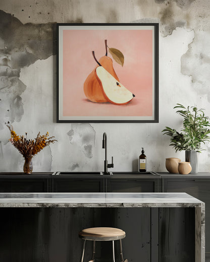 Pear 3 - Poster / Art Print - interiör
