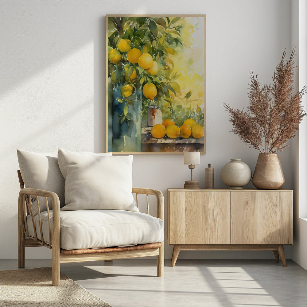 The Lemon Room - Poster / Art Print - interiör