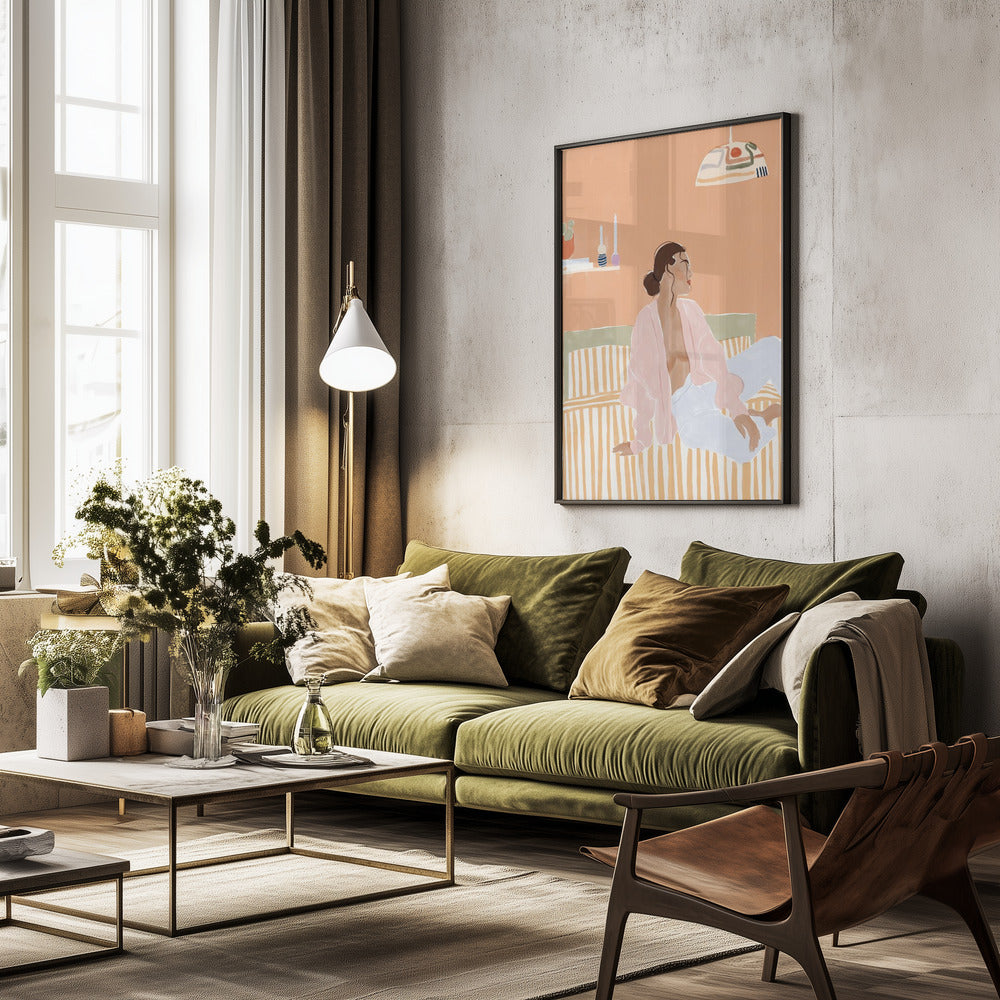 Just Let Me Chill - Poster / Art Print - interiör