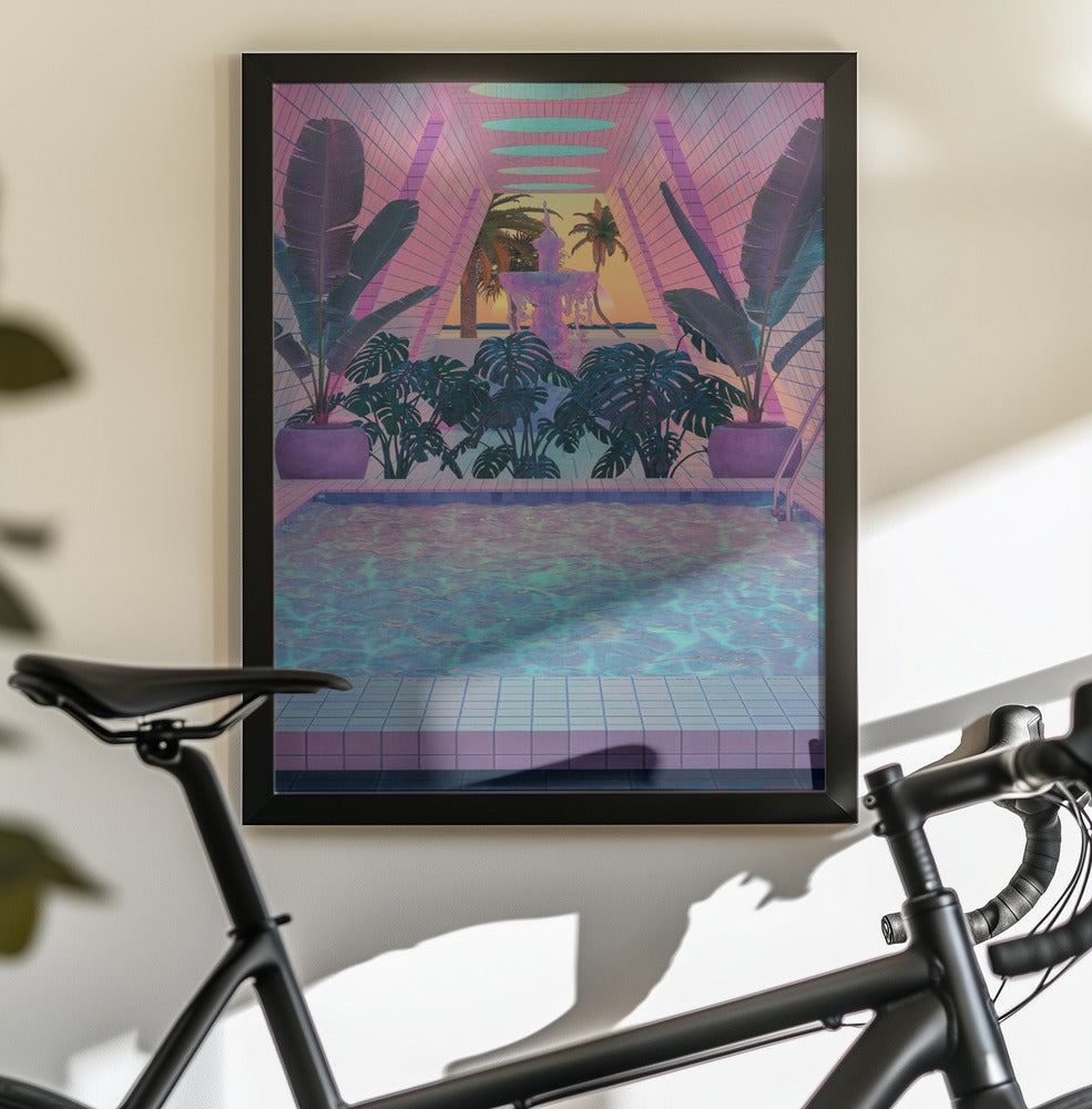 Vapor Pool - Poster / Art Print - interiör