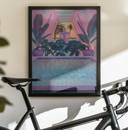 Vapor Pool - Poster / Art Print - interiör
