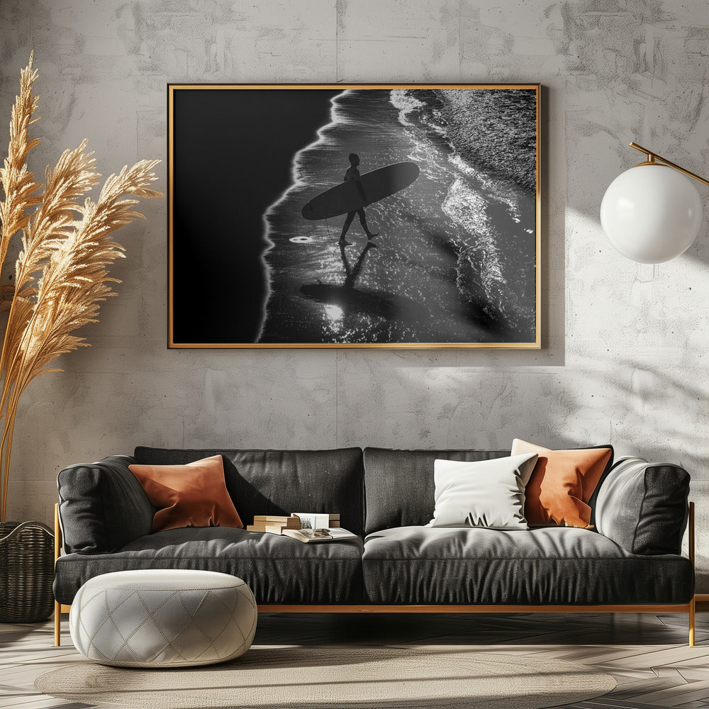 Surf 9 - Poster / Art Print - interiör