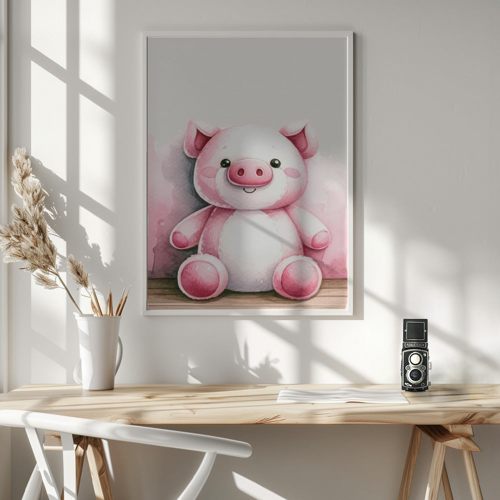 Piglet - Poster / Art Print - interiör