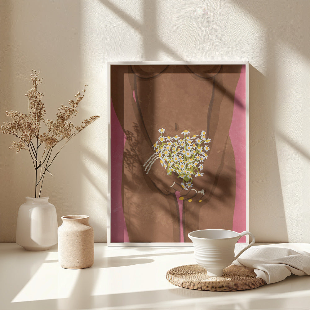 Wearing Floweers - Poster / Art Print - interiör