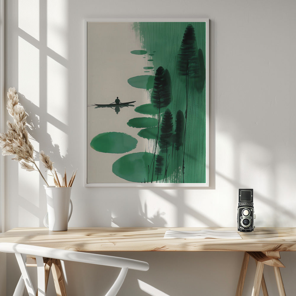 Serenity On the River - Poster / Art Print - interiör