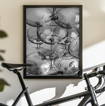 Champagne tower_8 - Poster / Art Print - interiör