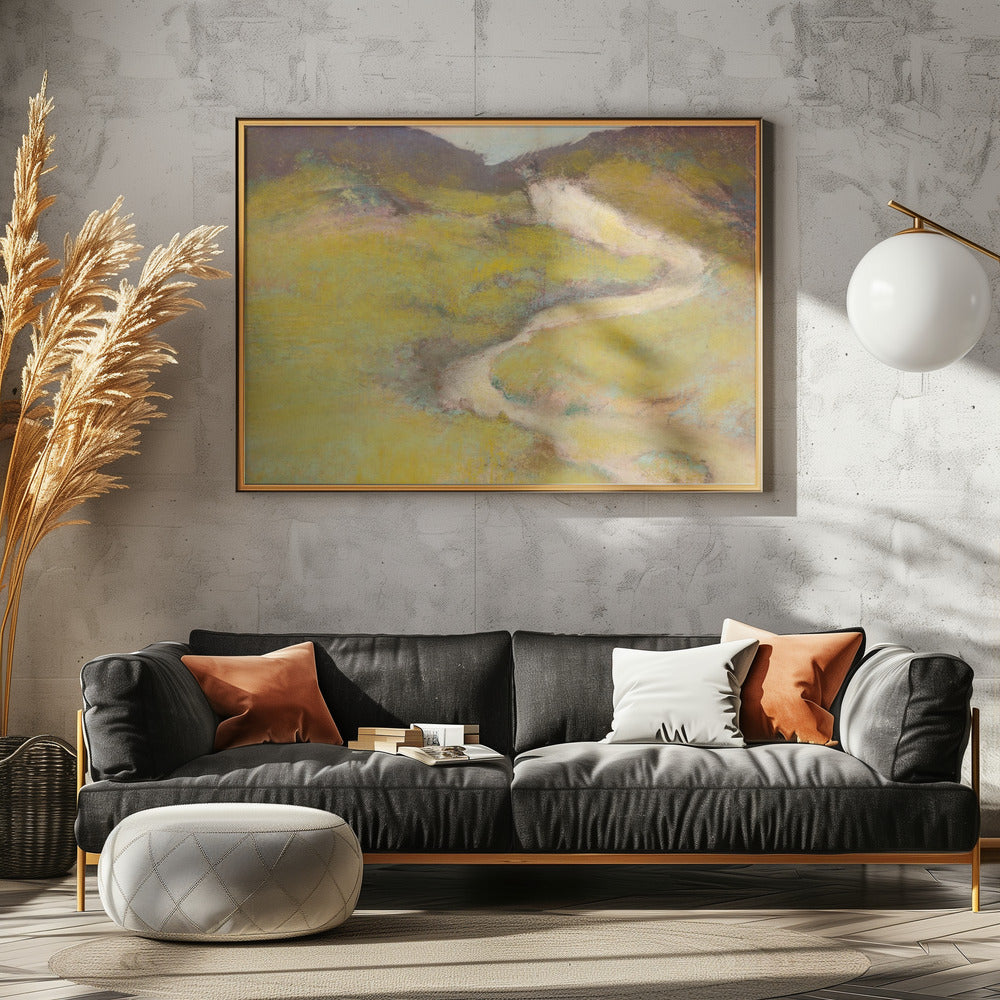Pathway In a Field - Poster / Art Print - interiör
