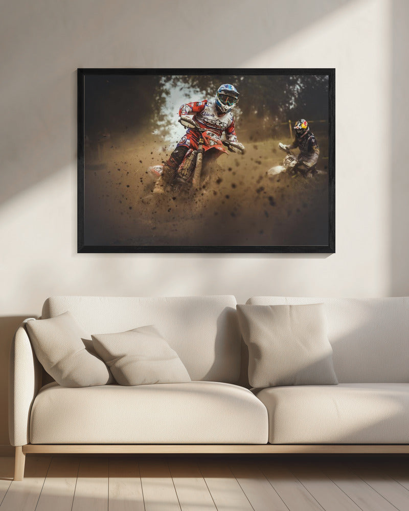 Motocross - Poster / Art Print - interiör
