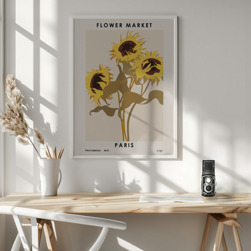 Flower Market. Paris - Poster / Art Print - interiör