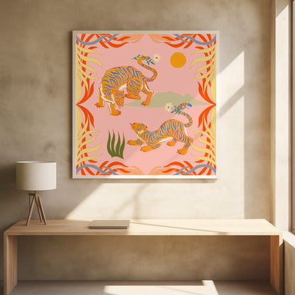 Rawring Playmates - Poster / Art Print - interiör