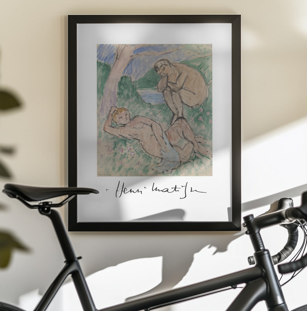 Baigneurs - Poster / Art Print - interiör