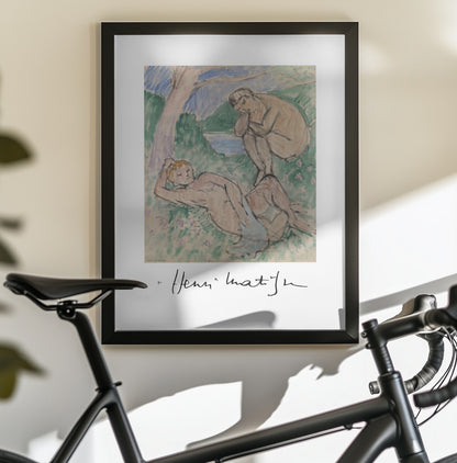 Baigneurs - Poster / Art Print - interiör