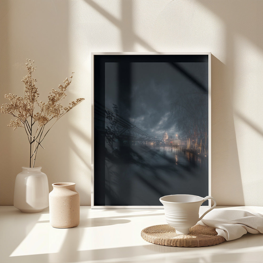 Let it rain - Poster / Art Print - interiör