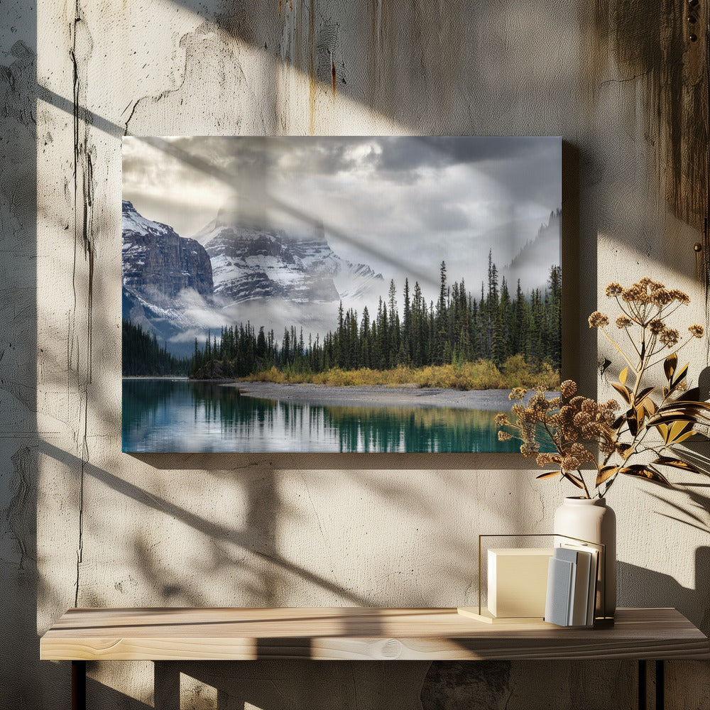 Morning in the Rockies - Poster / Art Print - interiör