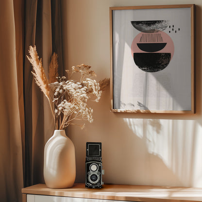 Abstract Minimalist Shapes No 8 - Poster / Art Print - interiör