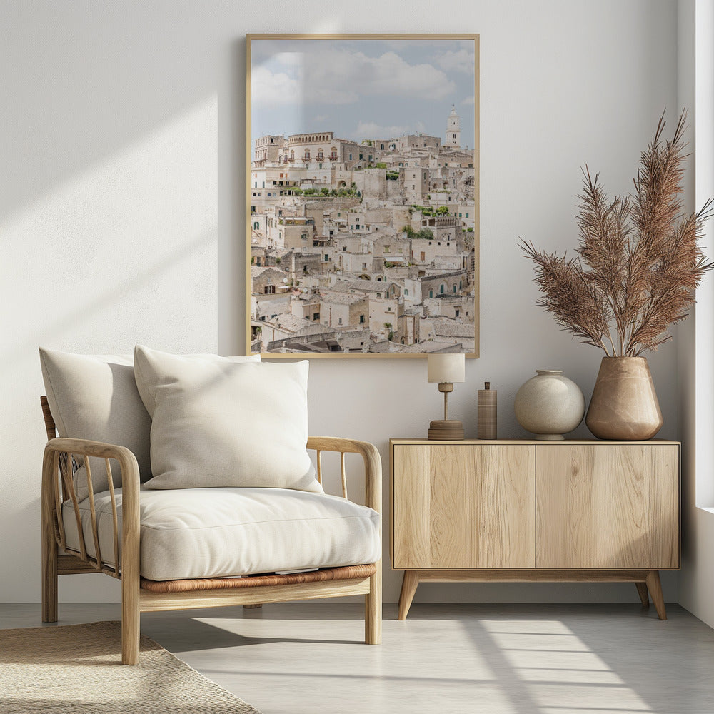 Matera city #3 - Poster / Art Print - interiör