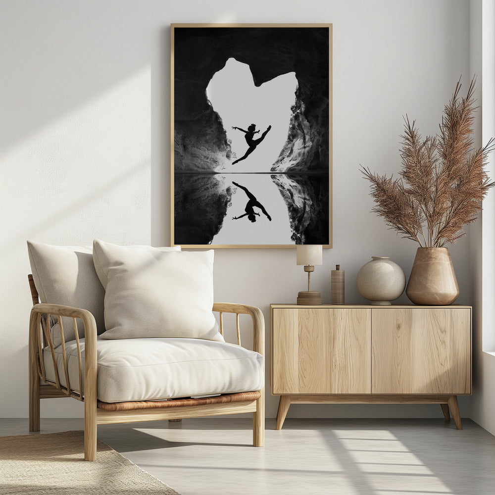A beating heart - Poster / Art Print - interiör