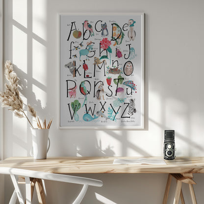ABC illustration - Poster / Art Print - interiör