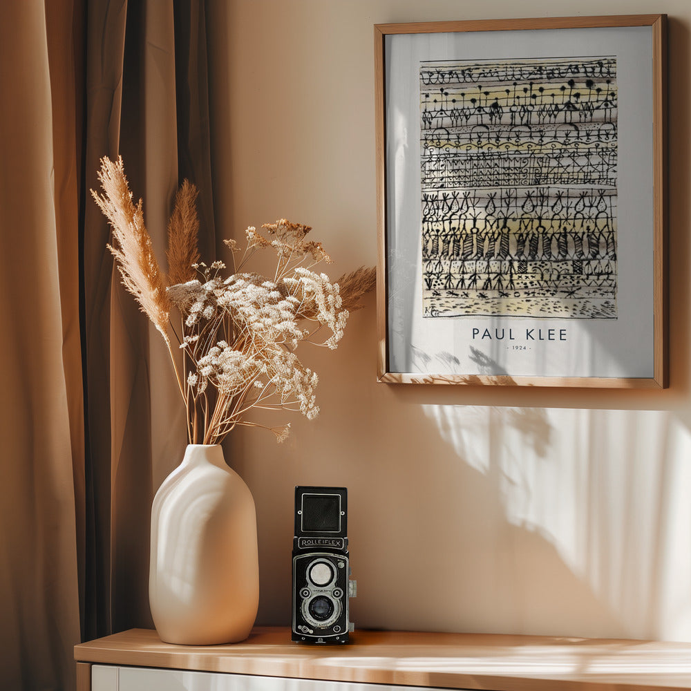 Cooling in a hot zone garden 1924 - Poster / Art Print - interiör