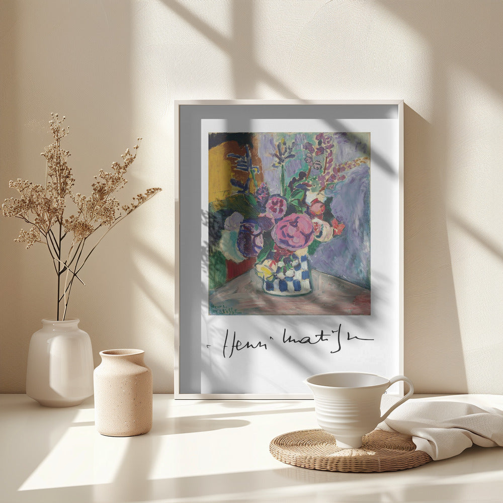 Lles Pivoines - Poster / Art Print - interiör