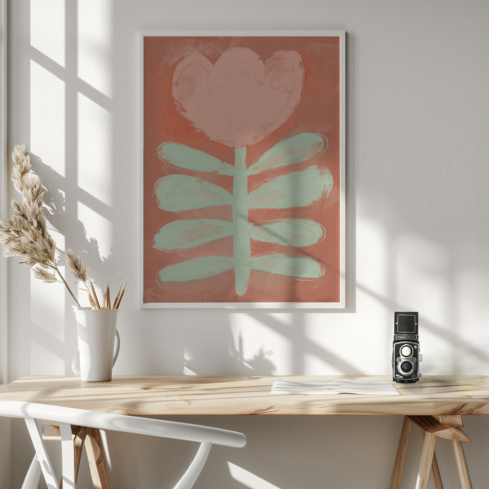 Pastel Flower - Poster / Art Print - interiör