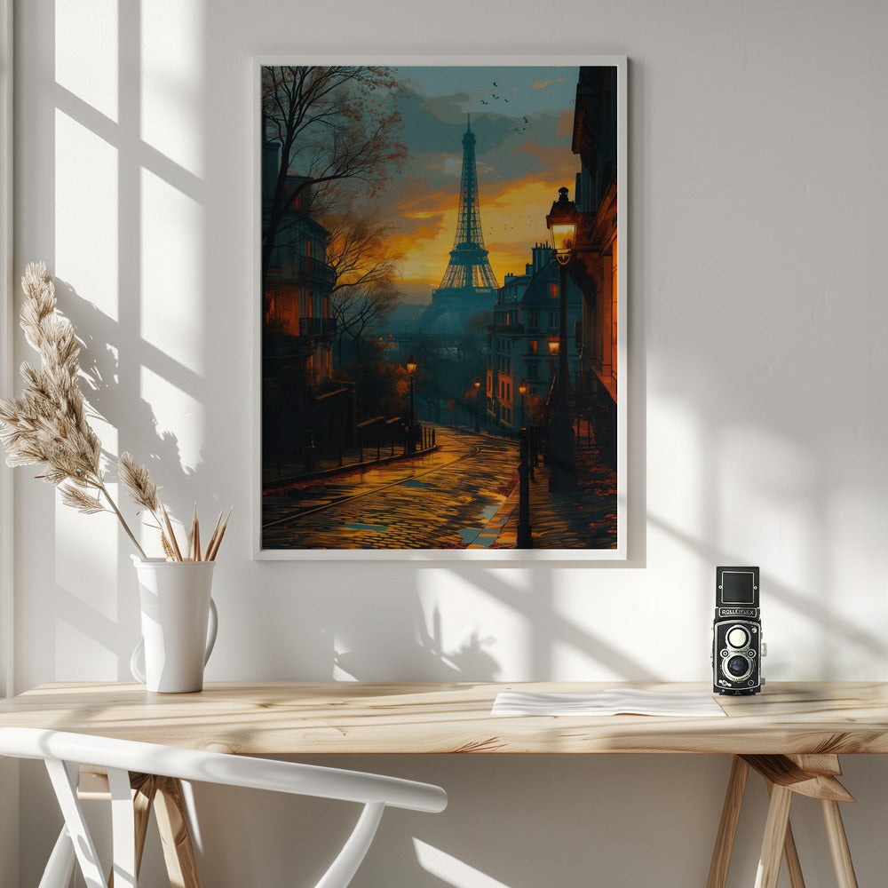 Welcome to Paris - Poster / Art Print - interiör