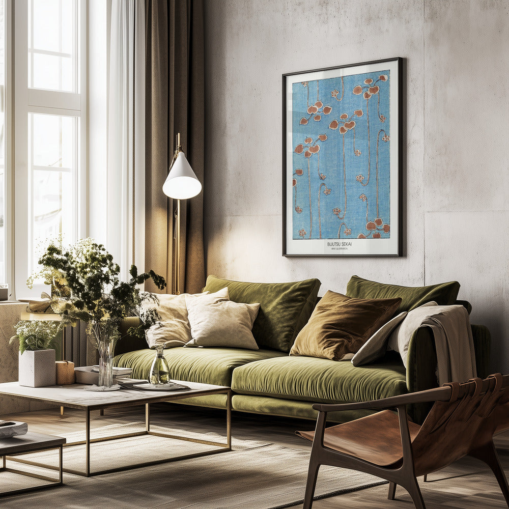 Vine Illustration - Poster / Art Print - interiör