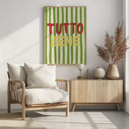 Tutto Bene - Poster / Art Print - interiör