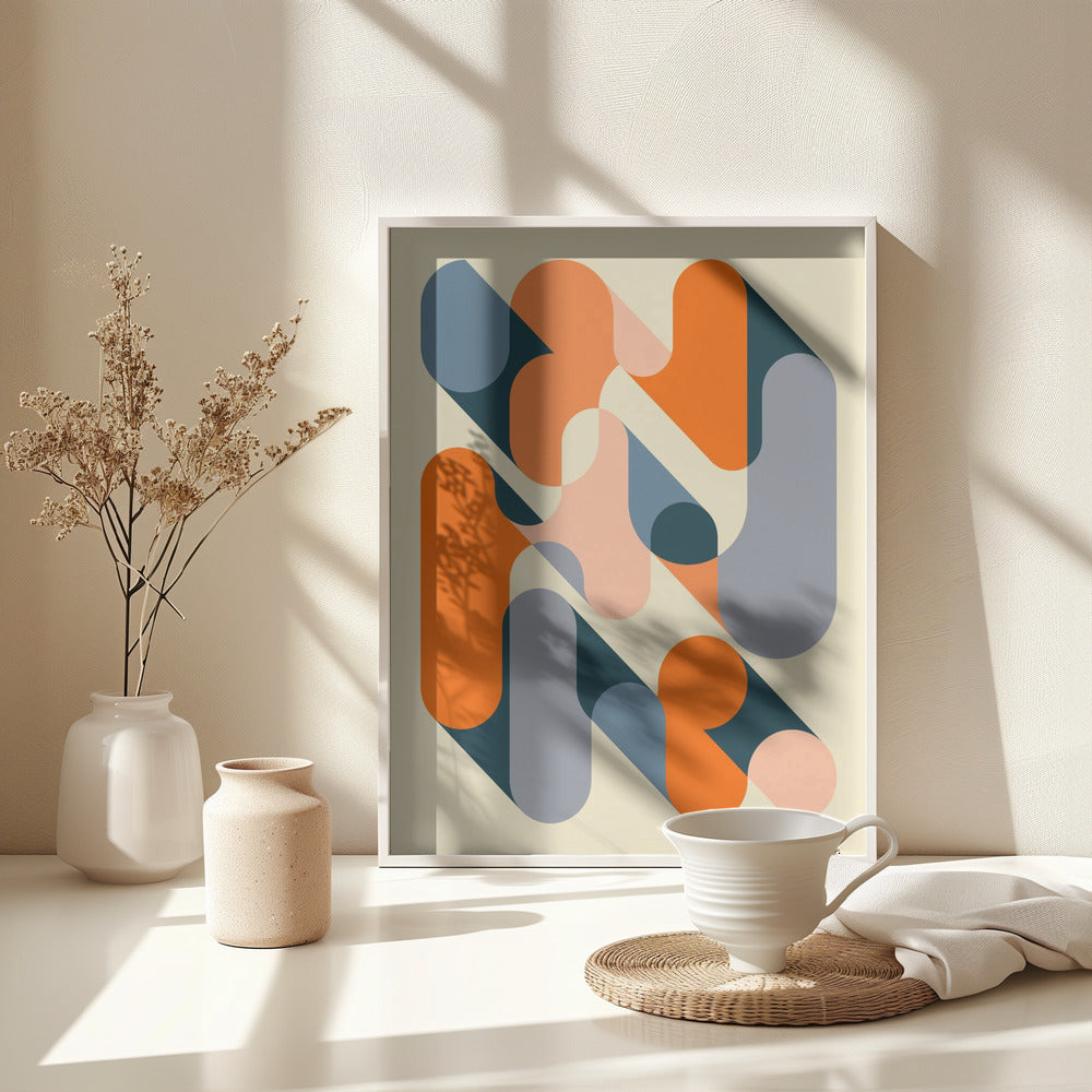 Geometrics 2 - Poster / Art Print - interiör