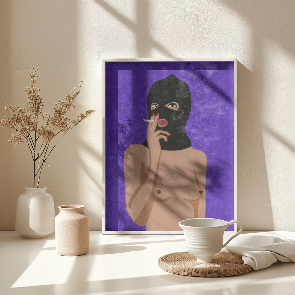 My Body is not a Crime - Poster / Art Print - interiör