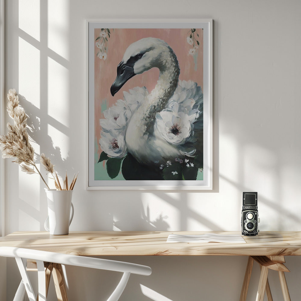 The Swan - Poster / Art Print - interiör