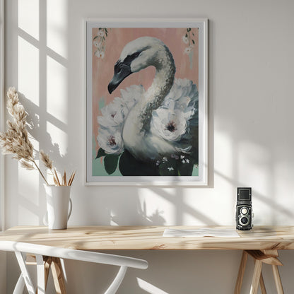 The Swan - Poster / Art Print - interiör