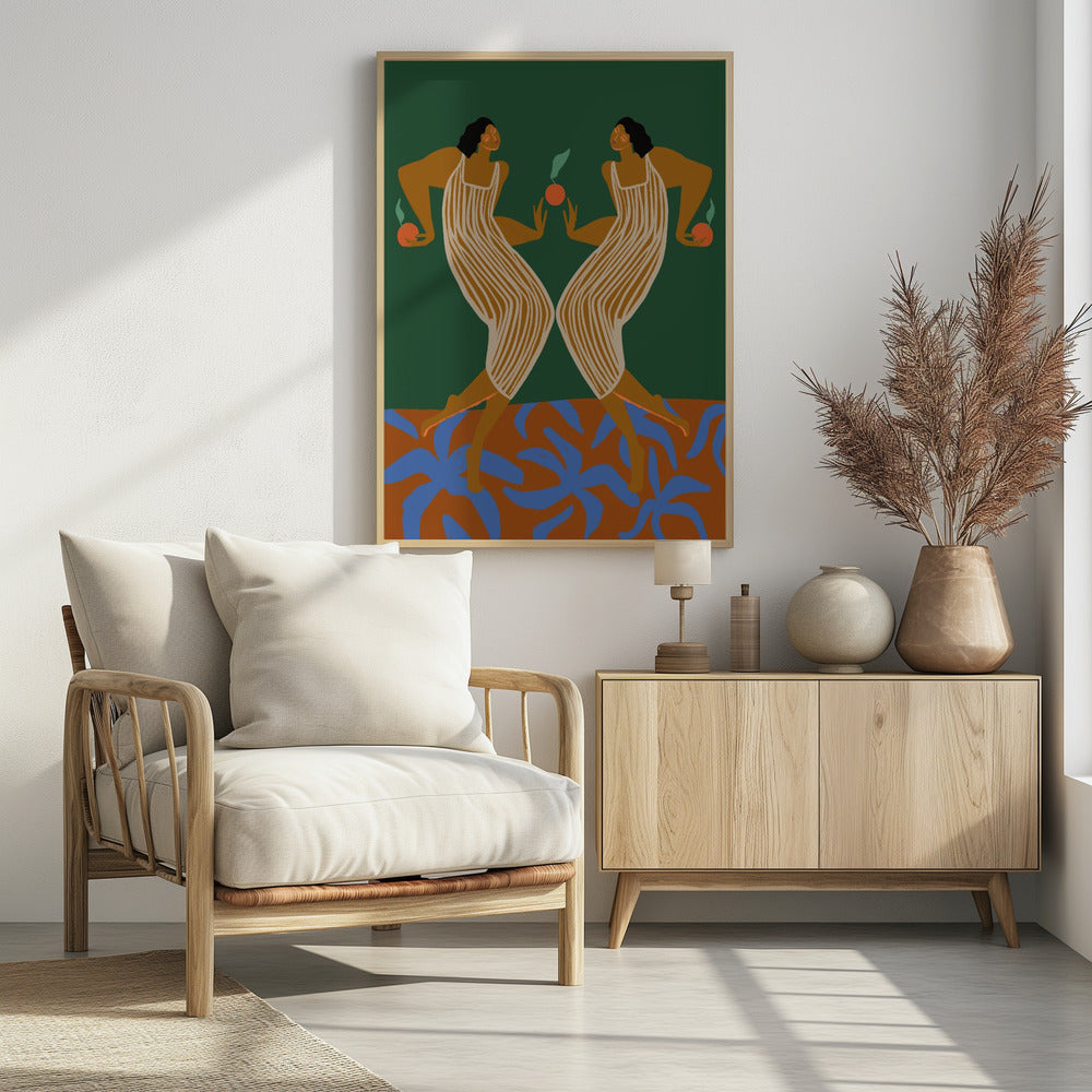 Mirror - Poster / Art Print - interiör