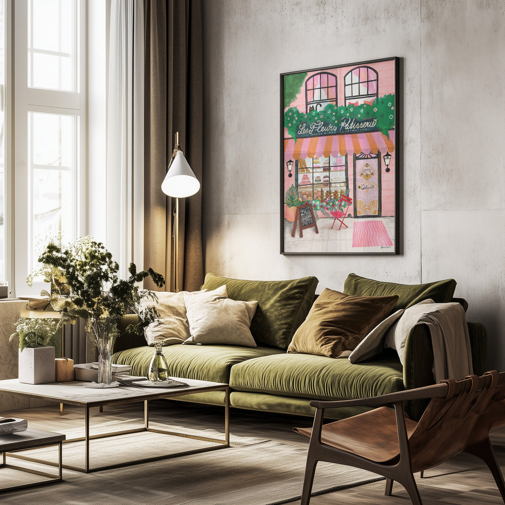 Bake Shop Front - Poster / Art Print - interiör