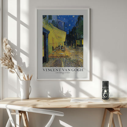 Café Terrace At Night - Poster / Art Print - interiör