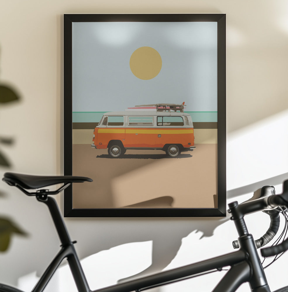 Road Trip 1 - Poster / Art Print - interiör