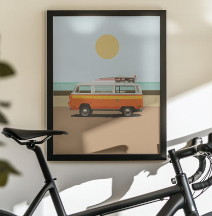Road Trip 1 - Poster / Art Print - interiör