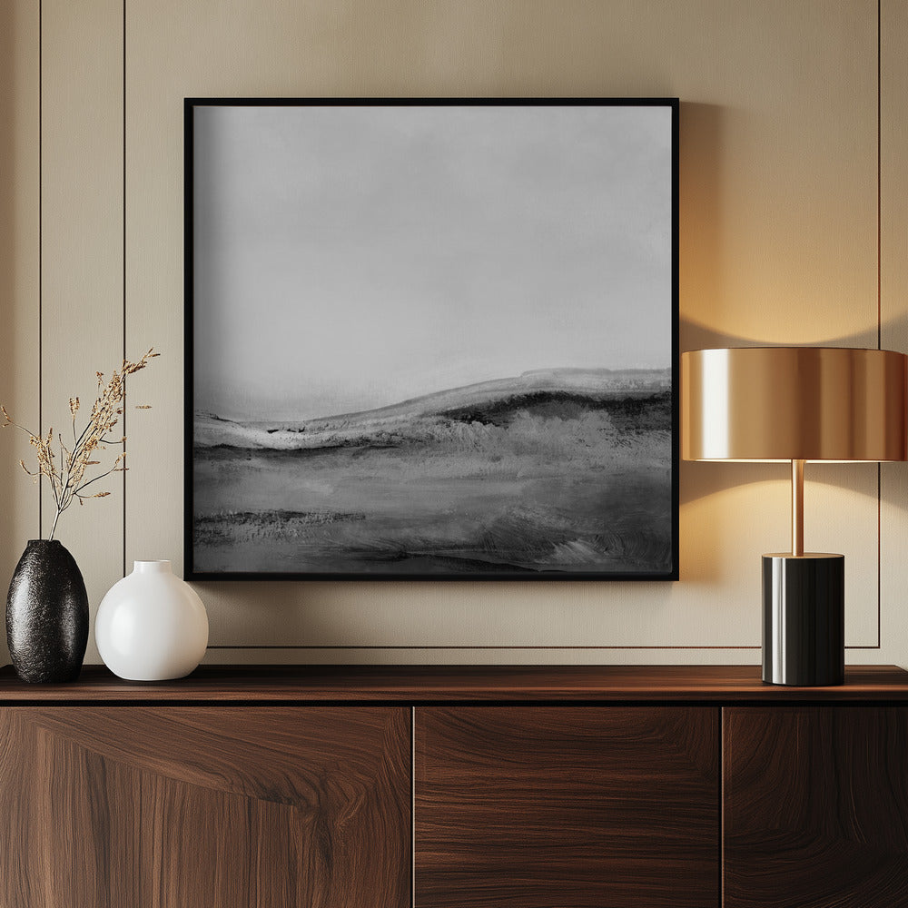 Mono Landscape No2 - Poster / Art Print - interiör