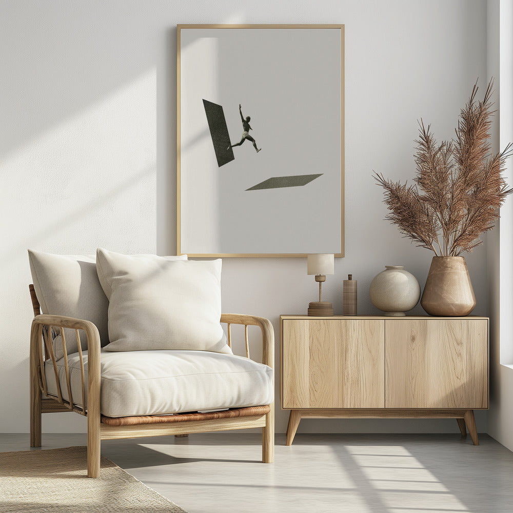 Not the one to wait - Poster / Art Print - interiör