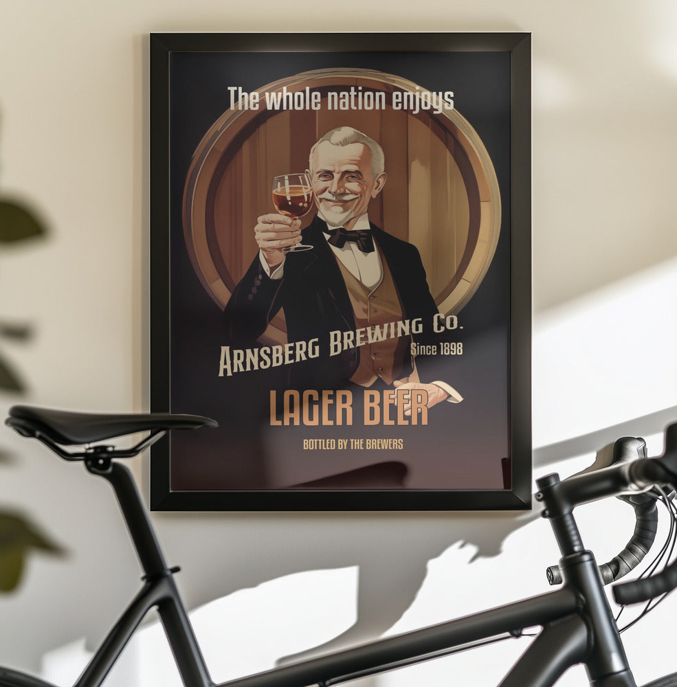 Lager Beer - Poster / Art Print - interiör