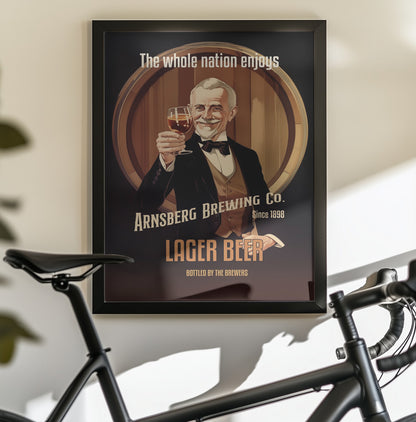 Lager Beer - Poster / Art Print - interiör