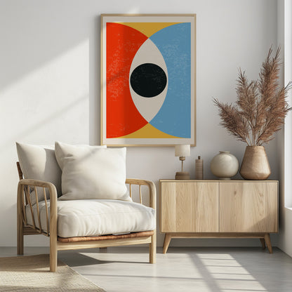 Minimal Abstract Shapes Series #23 - Poster / Art Print - interiör